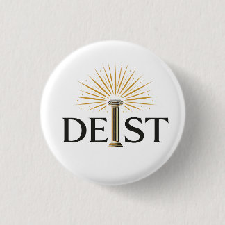 Deist - Deism Enlightenment Philosophy Ronde Button 3,2 Cm