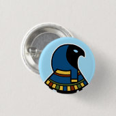 Deity : Horus Ronde Button 3,2 Cm (Voorkant /achterkant)