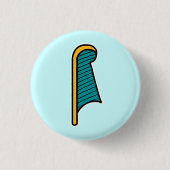 Deity : Ma'at Ronde Button 3,2 Cm (Voorkant)