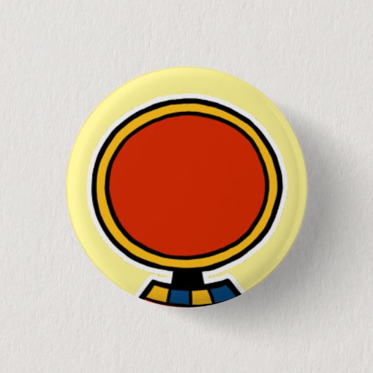 Deity : Ra Ronde Button 3,2 Cm (Voorkant)