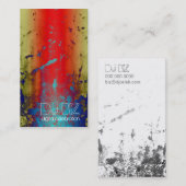 Deja Blue - Rainbow Grunge Visitekaartje (Voorkant / Achterkant)