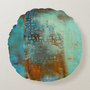 Deja Blue Rond Kussen