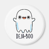 Deja Boo Funny Ghost Pun Magneet (Voorkant)