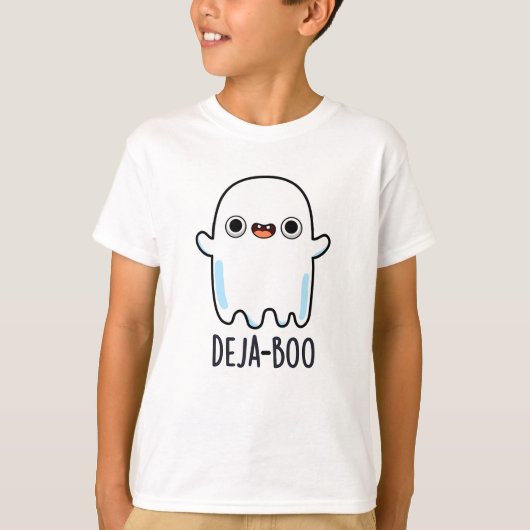 Deja Boo Funny Ghost Pun T-shirt (Voorkant)