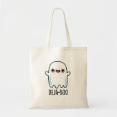 Deja Boo Funny Ghost Pun Tote Bag (Voorkant)