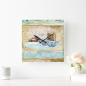 Deja Brew Coffee Cups, Snoep en Cake Dessert Art Vierkante Klok (Huis)