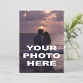 Déjà Marié Personnalisé Mariage Fête Invitation (Debout devant)