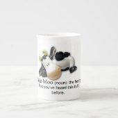 Deja Moo Bull Comic Porselein Kop (Voorkant)