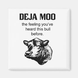 Deja Moo Magnet Magneet