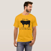 Deja Moo not deja vu Shirt (Voorkant volledig)