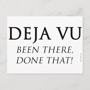 Deja Vu Briefkaart