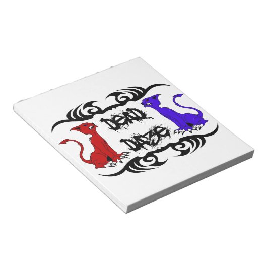 Deja Vu Cat Notitieblok (Schuin)