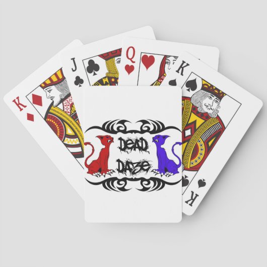 Deja Vu Cat Speelkaarten (Achterkant)