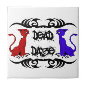 Deja Vu Cat Tegeltje (Voorkant)