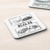 Déjà vu.w bier onderzetter (Linkerzijde)