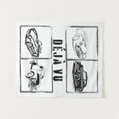 Déjà vu.w wandkleed (Voorkant (horizontaal))