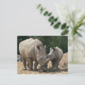 Déjeuner avec carte postale maman (Debout devant)