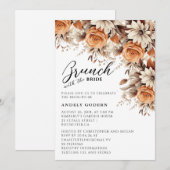 Déjeuner avec la mariée invitation (Devant / Derrière)