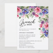 Déjeuner avec la mariée - Invitation (Devant / Derrière)