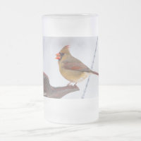 Déjeuner cardinal féminin Heure Mug givré