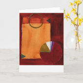 Déjeuner, carte pour notes (Fleur jaune)