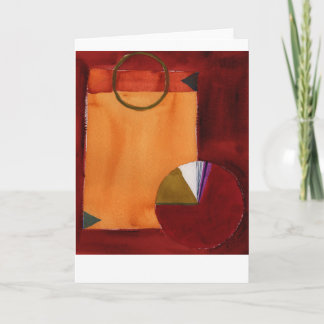 Déjeuner, carte pour notes