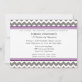 Déjeuner d'anniversaire de l'employé Invitation Gr (Dos)