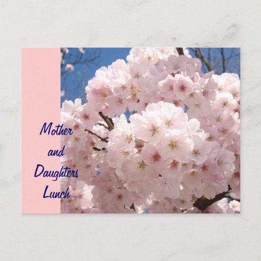 Déjeuner de mères et de filles ! Faire-part d'invi (Devant)