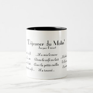 "Déjeuner du matin" van de Mok Jacques Prévert C