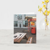 déjeuner gratuit merci carte pour notes (Fleur jaune)