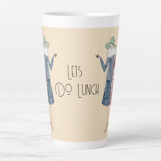 Déjeuner Latte Mug (Devant)