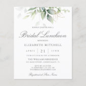 Déjeuner nuptial Feuille Eucalyptus Budget (Devant)