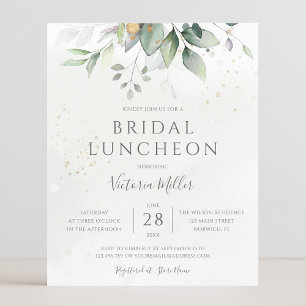 Déjeuner nuptial Feuille Eucalyptus vert budget