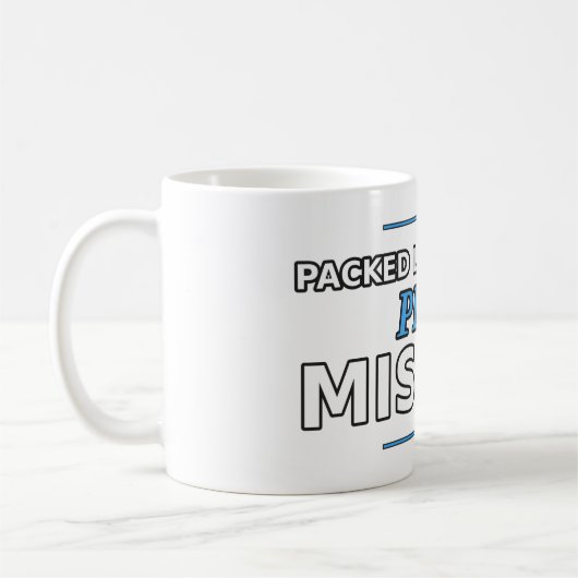 Déjeuner préparé, équipement de sport manquant Mug (Gauche)