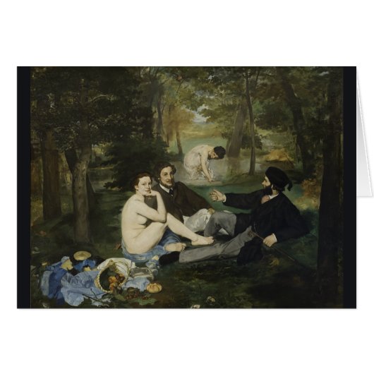 Déjeuner sur l'Herbe Edouard Manet (Devant horizontal)