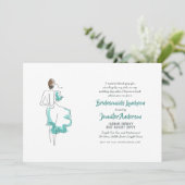 Déjeuner, Thé, Brunch Invitations Chic (Debout devant)