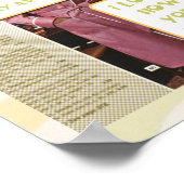 Dek de Halls grappig homogeen poster (Hoek)