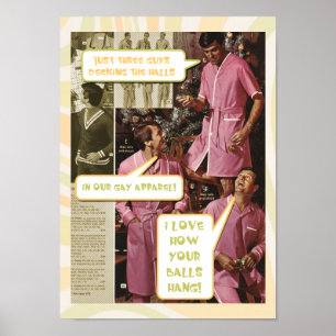 Dek de Halls grappig homogeen poster