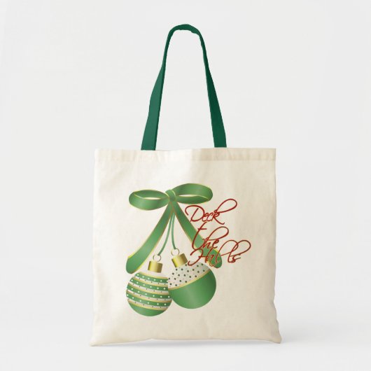 Dek de kerstcadeautas van de zalen tote bag (Voorkant)
