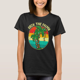 dek de palmbomen zomerangst t-shirt