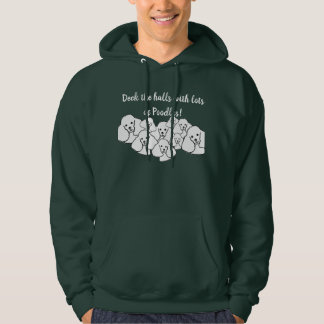 Dek de zalen af met Poodles unisex hoesje Hoodie