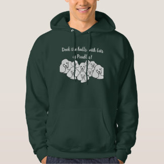 Dek de zalen af met Poodles unisex hoesje Hoodie