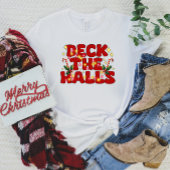 Dek de zalen kerstfeest T-shirt