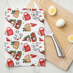 Dek de zalen theedoek