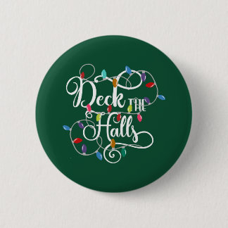 dek kerstfeestdagen ronde button 5,7 cm