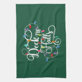 dek kerstfeestdagen theedoek (Verticaal)