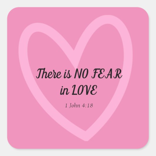 Dekal Vierkante Sticker (Voorkant)