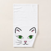 Dekdoekset - Kat gezicht Bad Handdoek (Handdoek)