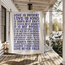 Deken Love Never Fails Sherpa