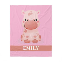 Deken met eigen naam fleece